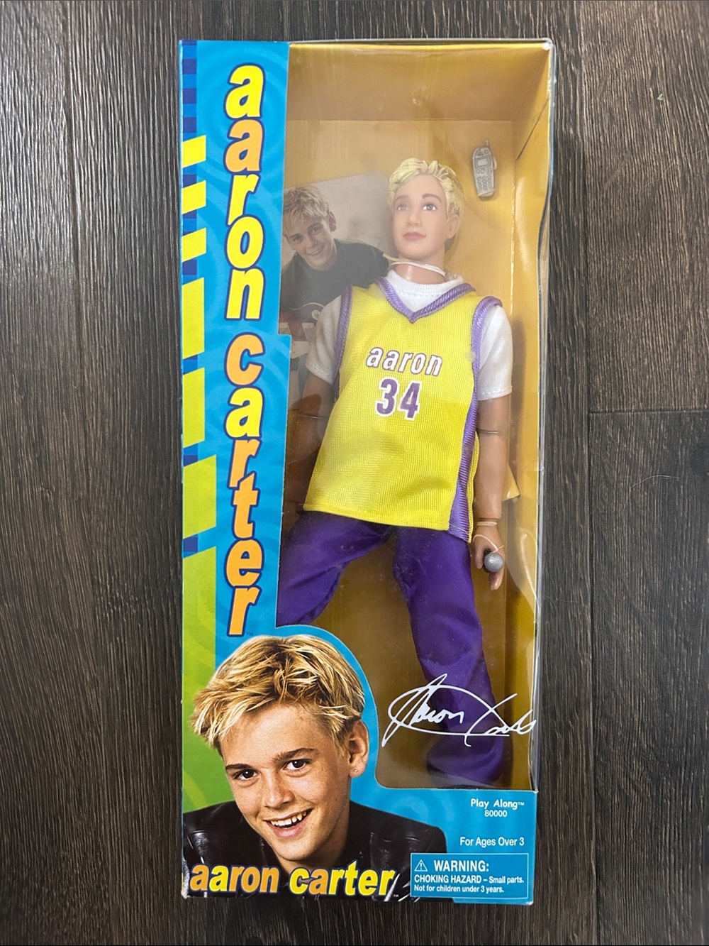 Aaron Carter 34 Yellow & Purple Fashion Doll